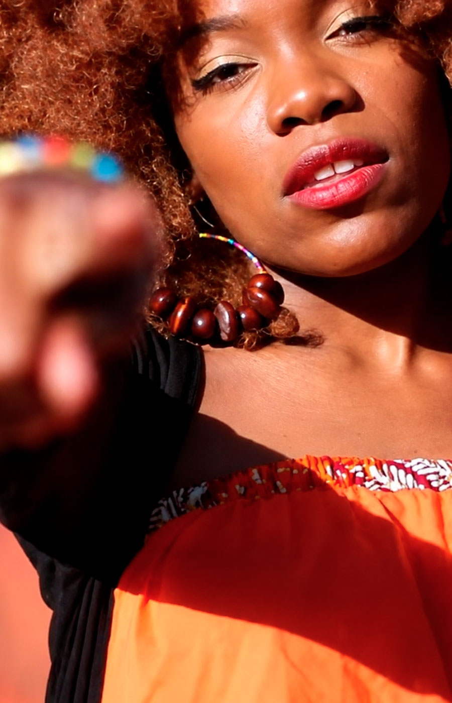 Malika Tirolien performance photograph